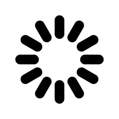 loader icon or logo isolated sign symbol vector illustration - high quality black style vector icons
