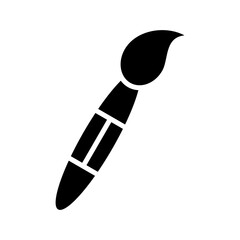 paint brush icon or logo isolated sign symbol vector illustration - high quality black style vector icons
