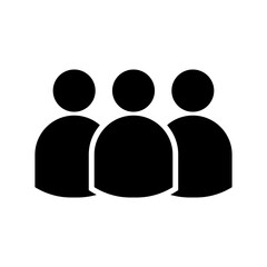 people icon or logo isolated sign symbol vector illustration - high quality black style vector icons
