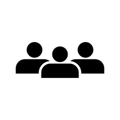 people icon or logo isolated sign symbol vector illustration - high quality black style vector icons
