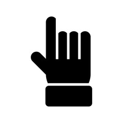 pointing icon or logo isolated sign symbol vector illustration - high quality black style vector icons
