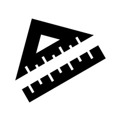 protractor icon or logo isolated sign symbol vector illustration - high quality black style vector icons
