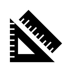 protractor icon or logo isolated sign symbol vector illustration - high quality black style vector icons
