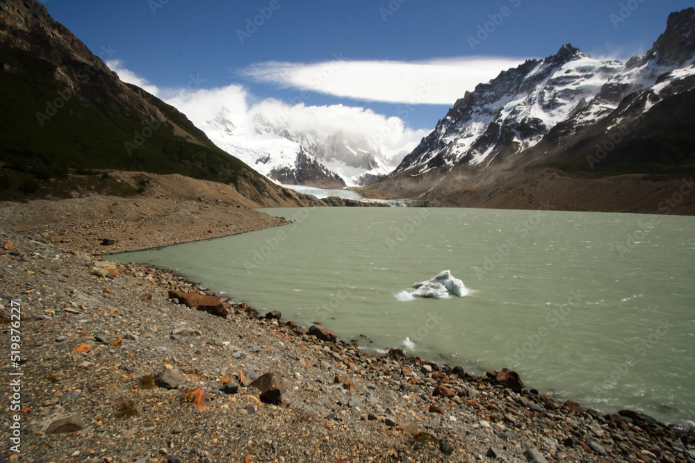 Wall mural Hiking to Laguna Torre at El Chalten, Patagonia, Argentina