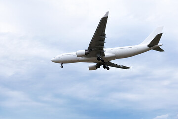 Airplane in the sky