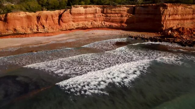 Es Bol Nou (Sa Caleta beach) in Ibiza, Spain