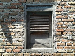 Old windows and red bricks