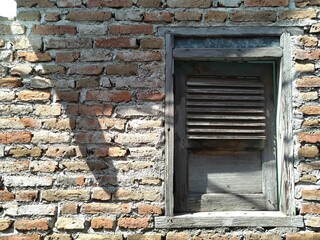 Old windows and red bricks