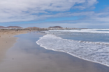 Famara beach, lanzarote