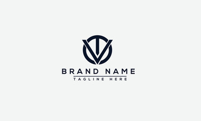 Logo design letter VT . Elegant modern. Vector template.