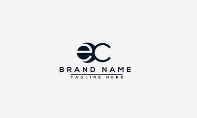 Logo design letter EC . Elegant modern. Vector template.