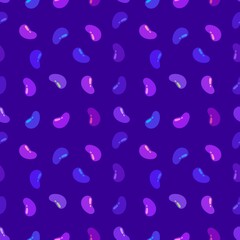 Summer cartoon seamless color beans pattern for wrapping and kitchen fabrics and clothes kids print