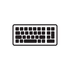 keyboard icon logo vector design template