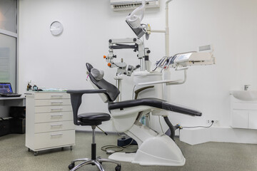Professional chair for dental procedures and operations