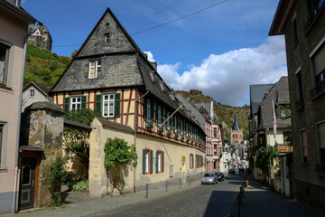 Fototapeta na wymiar Views from the town of Bacharach, Germany