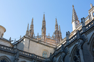 Burgos Gothic Cathedral in the city of Burgos, Spain