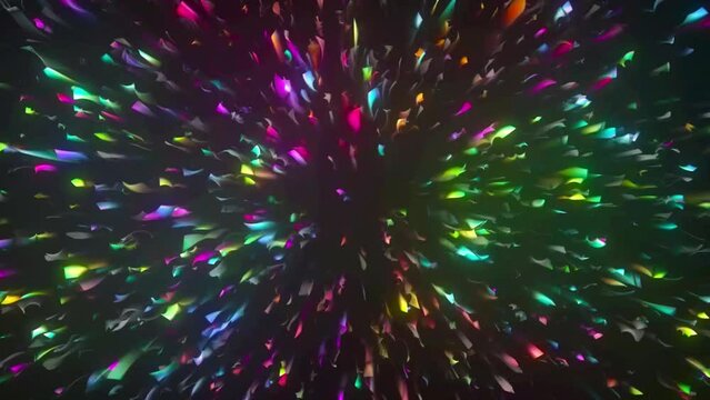 Colorful Confetti Backgrounds Loop. This Colourful Confetti Backgrounds Loop motion graphic is conffeties footage for download to Decorate Lighting and dropbacks. Colourful strings is a ready 