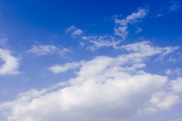 Fototapeta na wymiar Beautiful blue sky and clouds background