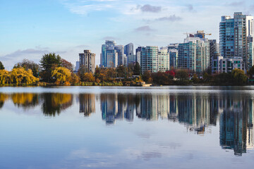Fototapeta na wymiar Vancouver Stanley Park View