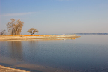 Long pier stretching into the sea