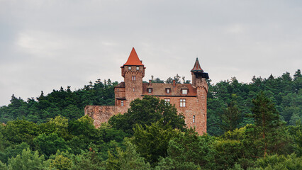 Fototapeta na wymiar A Medieval Castle In Germany