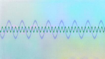 Abstract wavy multicolored background image.