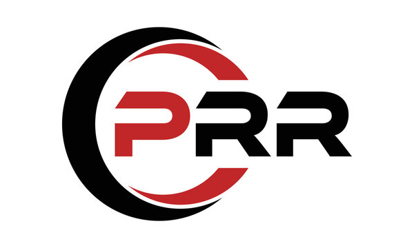 PRR swoosh three letter logo design vector template | monogram logo | abstract logo | wordmark logo | letter mark logo | business logo | brand logo | flat logo | minimalist logo | text | word | symbol