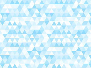 三角形の幾何学模様_背景_ブルー_ベクターイラスト