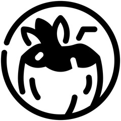 Coconut Icon Glyph Style