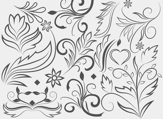 seamless floral pattern with flowers