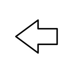 arrow icon vector design template simple and clean