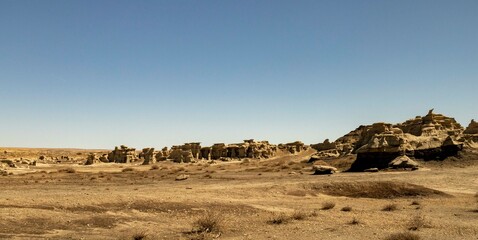 Bisti Badlands rock formation