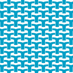 Modern geometric pattern. Traditional mosaic tile repeated pattern. Vector illustration.