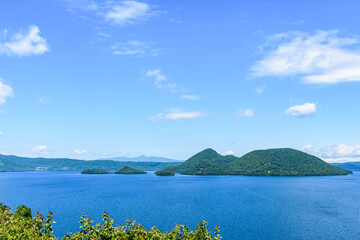 洞爺湖　壮瞥公園から望む
