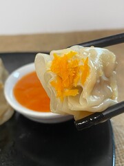 Dimsum with sauce