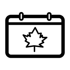 Autumn, calendar, fall, leaf, season icon