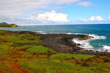 The coast of Kauai