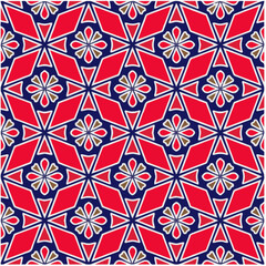 Seamless vector pattern. Background texture in geometric ornamental style.Repeat background.