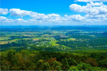 view of the mountains