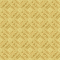 Naklejka premium ethnic geometric ornament. striped squares. vector seamless pattern. sandy brown repetitive background. fabric swatch. wrapping paper. continuous design template for textile, linen, home decor; cloth