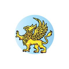 Griffin Mythology Colorful style