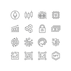 Crypto icon set 2