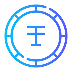 tenge gradient icon