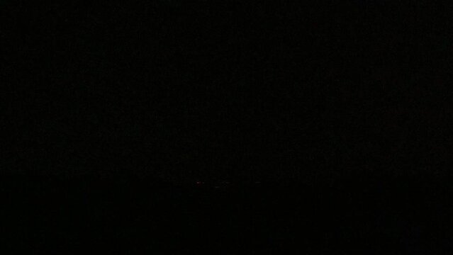 Brights flashes with thunderstorm. video footage