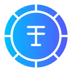 tenge gradient icon