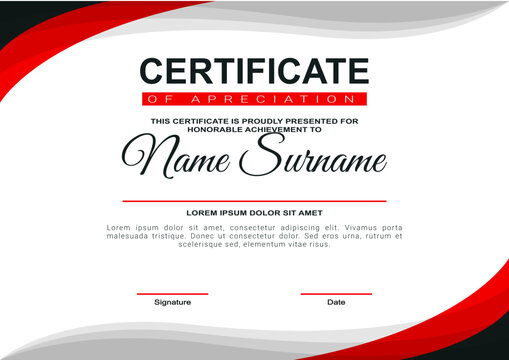 design premium certificate template. certificate design