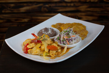 Fajitas de pollo en salsa 2