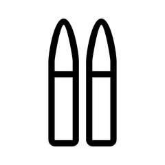 ammo icon or logo isolated sign symbol vector illustration - high quality black style vector icons
