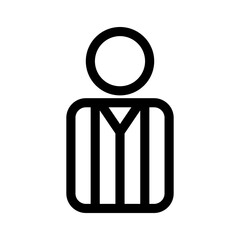 arbitrator icon or logo isolated sign symbol vector illustration - high quality black style vector icons
