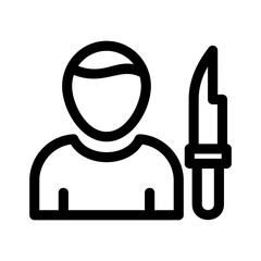 assassination icon or logo isolated sign symbol vector illustration - high quality black style vector icons
